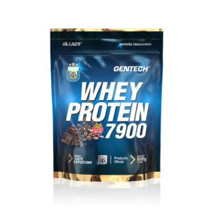 GENTECH WHEY PROTEIN 7900 500GRS CHOCOLATE VAINILLA FRUTILLA