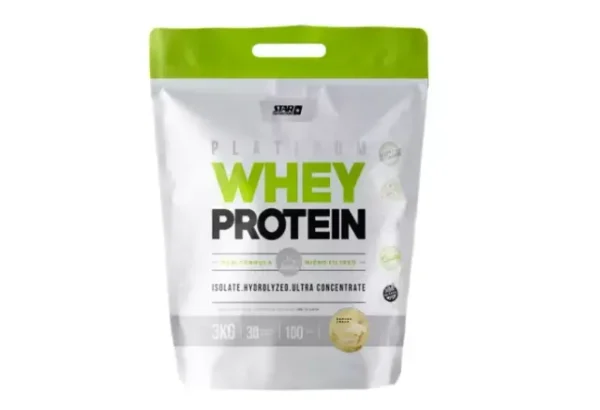 STAR NUTRITION WHEY PROTEIN 3KG BANANA CHOCOLATE COOKIES FRUTILLA VAINILLA