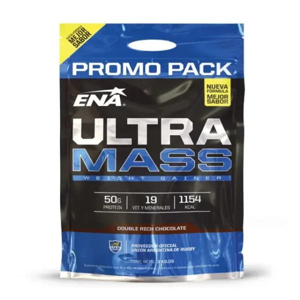 ENA ULTRA MASS 3KG BIG SIZE CHOCOLATE VAINILLA