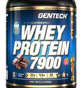GENTECH WHEY PROTEIN 7900 908GRS POTE VAINILLA CHOCOLATE
